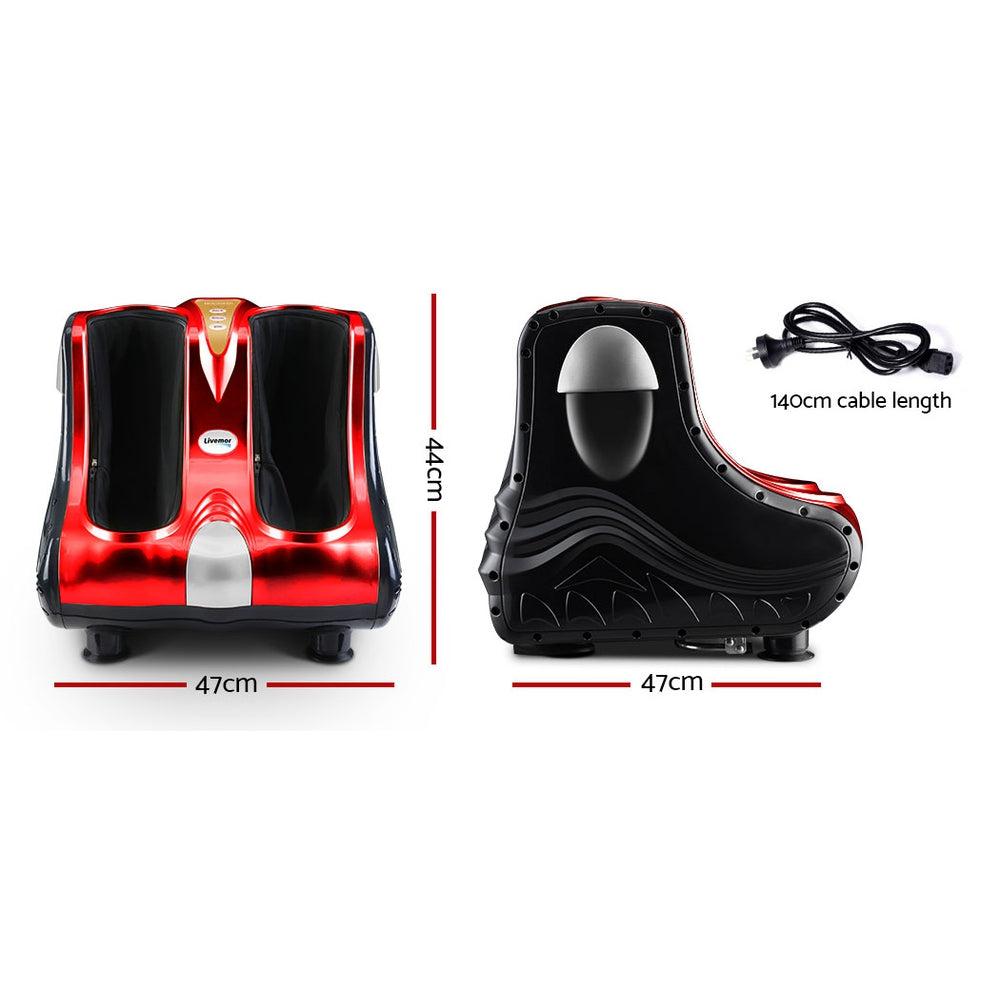 Livemor Foot & Calf Massager - Red-Vivify Co.