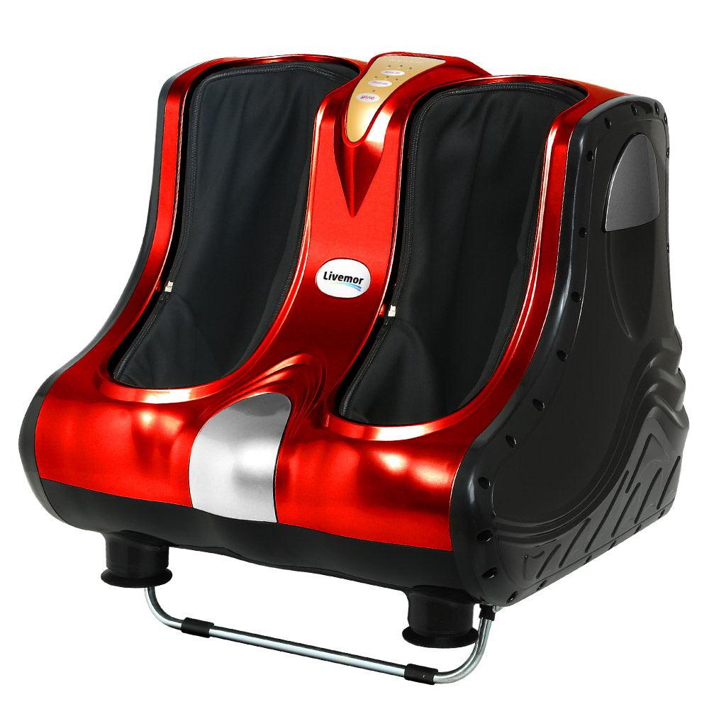 Livemor Foot & Calf Massager - Red-Vivify Co.