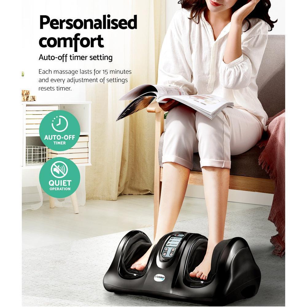 Livemor Foot Massager - Black-Vivify Co.