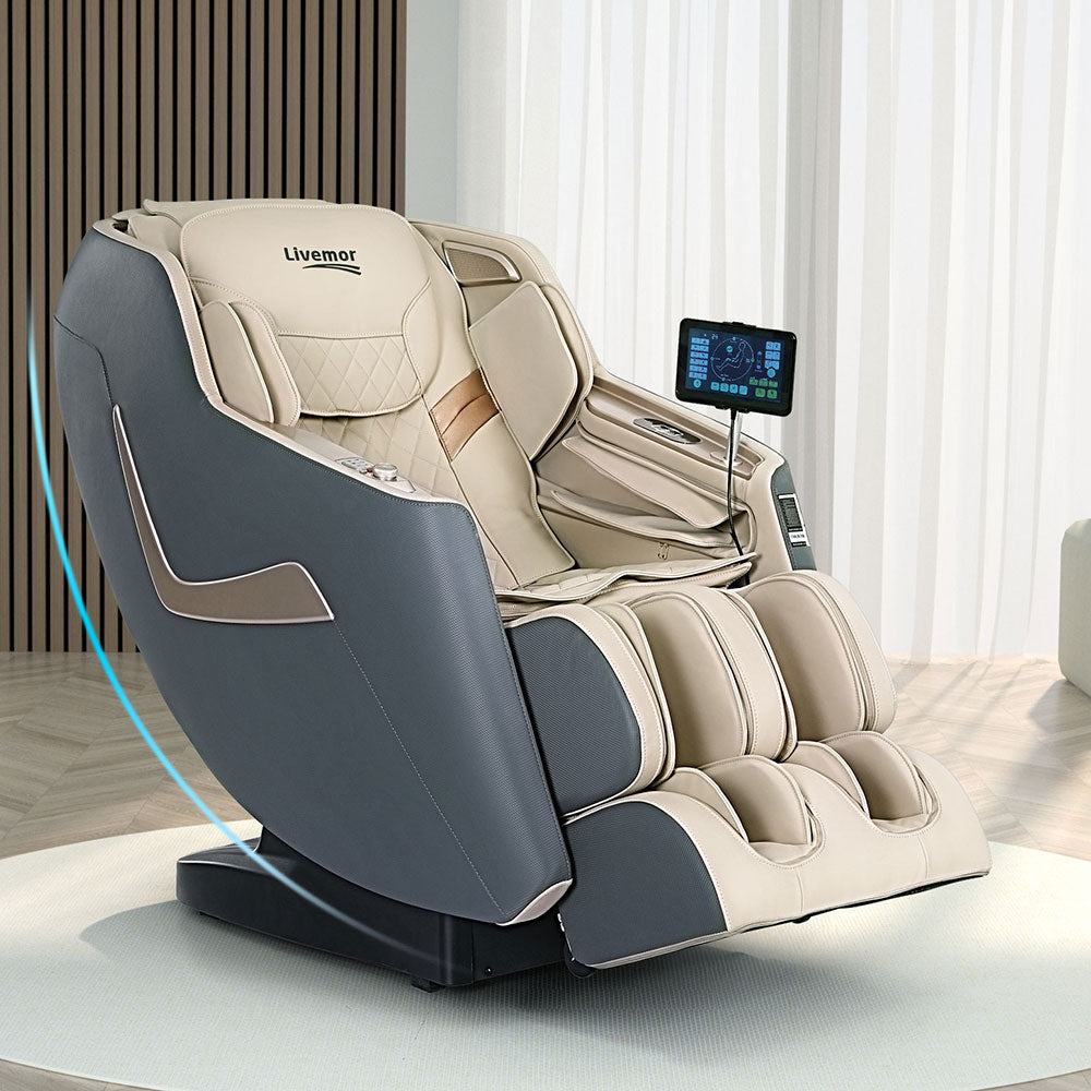 Livemor Massage Chair Electric Recliner Home Massager 3D Opal-Vivify Co.