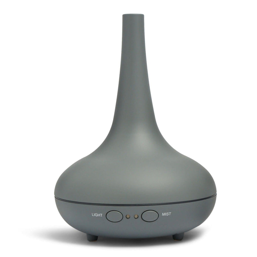 Milano Decor 200ml Ultrasonic Humidifier Diffuser incl 3 Pack Oils - Matte Grey-Vivify Co.