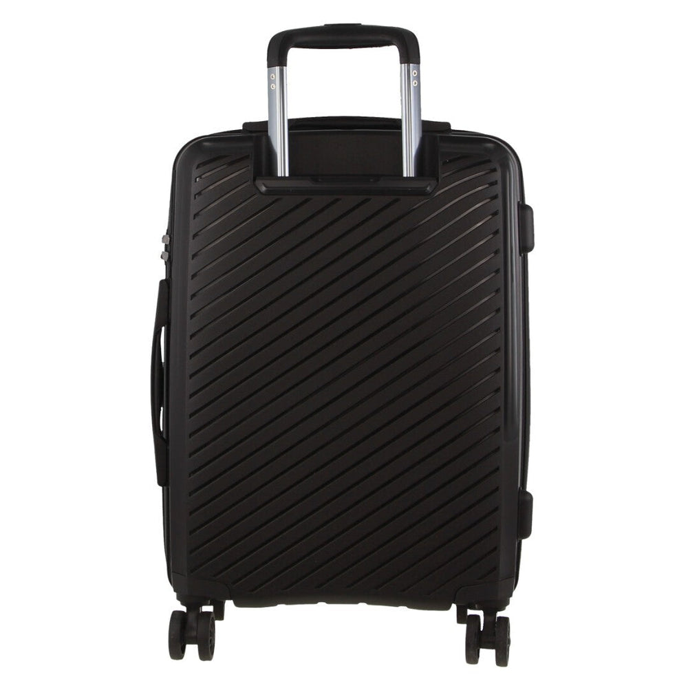 Milleni Hard Case Suitcase Luggage 54cm (39L) - Black-Vivify Co.