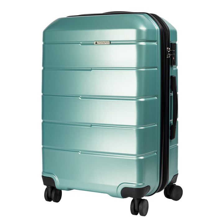 Olympus 3-Piece Artemis Luggage Set Hard Shell ABS+PC - Electric Teal-Vivify Co.