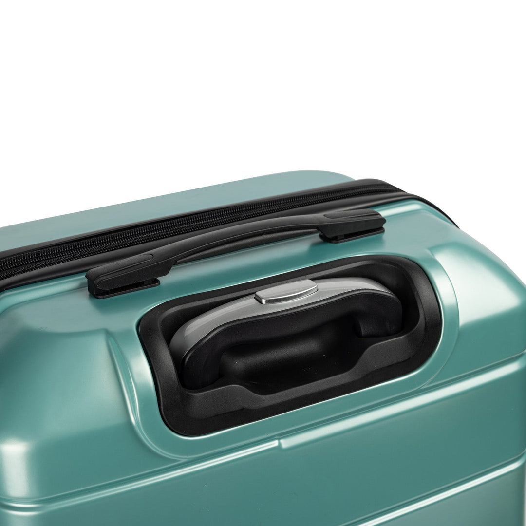 Olympus 3-Piece Artemis Luggage Set Hard Shell ABS+PC - Electric Teal-Vivify Co.