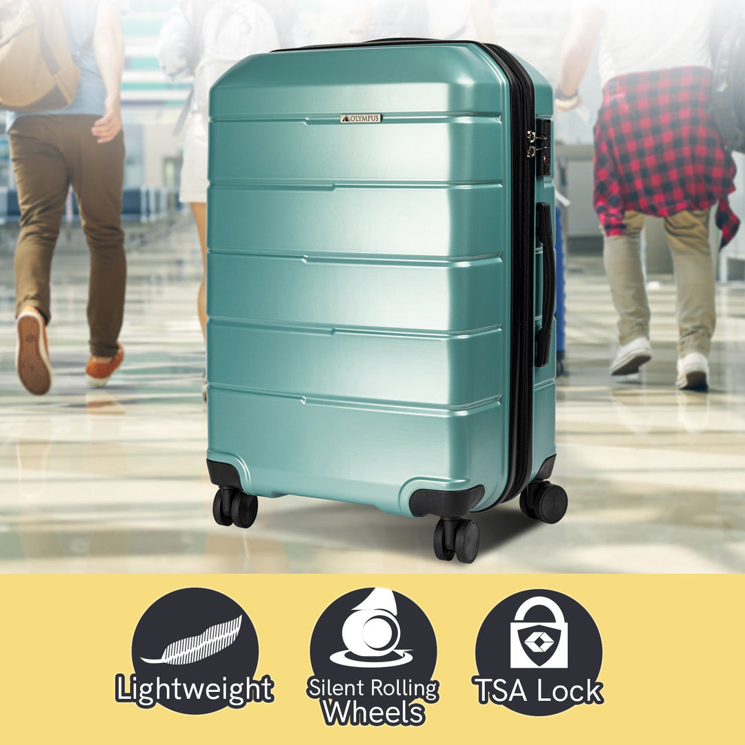 Olympus Artemis 28in Hard Shell Suitcase ABS+PC - Electric Teal-Vivify Co.