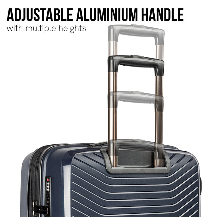 Olympus Astra 20in Lightweight Hard Shell Suitcase - Aegean Blue-Vivify Co.