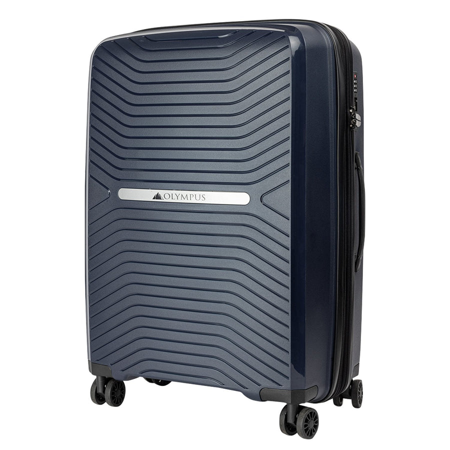 Olympus Astra 24in Lightweight Hard Shell Suitcase - Aegean Blue-Vivify Co.