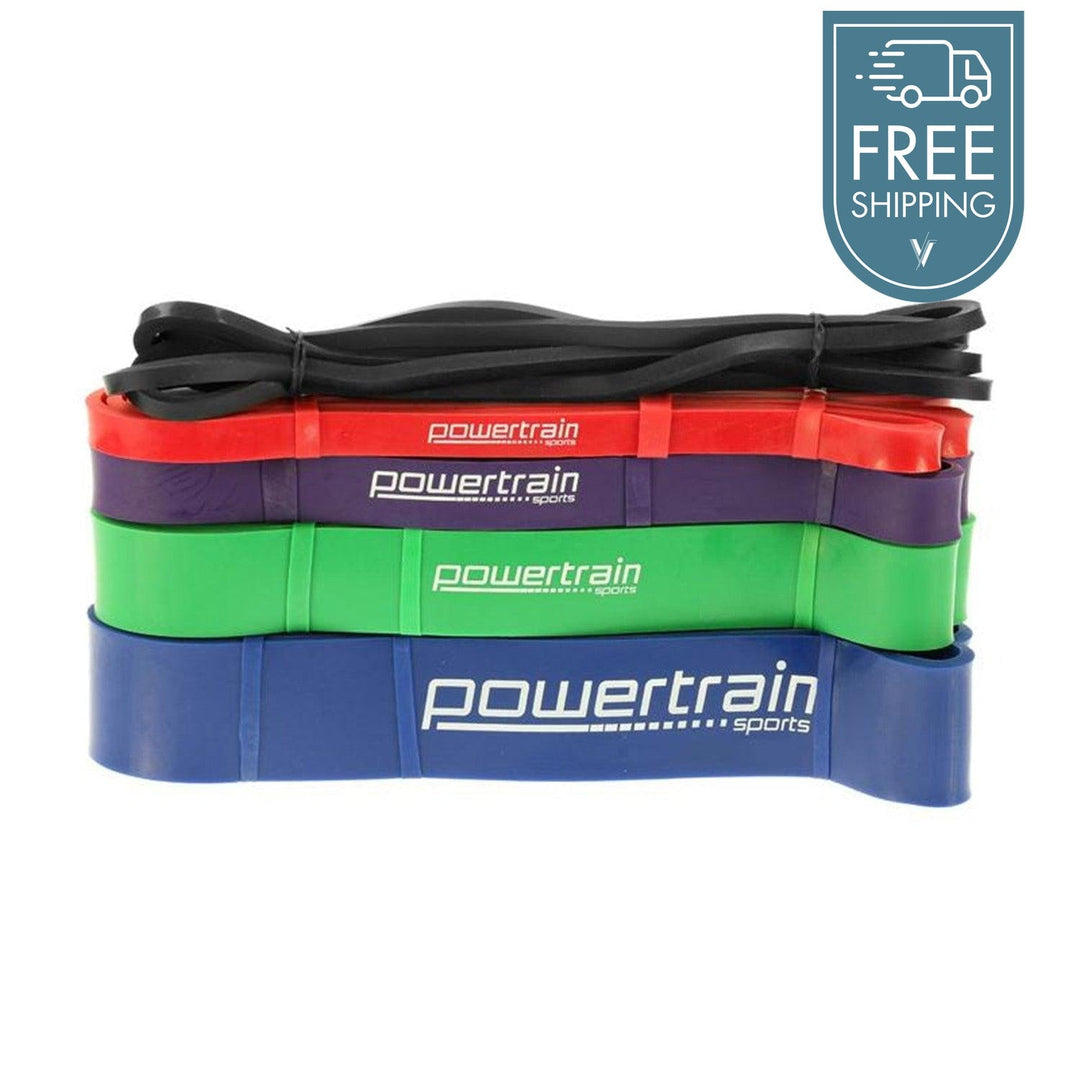 Powertrain 5 Piece Resistance Band Loop-Set-Vivify Co.