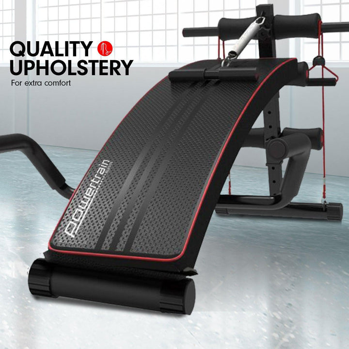 Powertrain Multifunction Adjustable Incline Sit Up & Exercise Bench-Vivify Co.