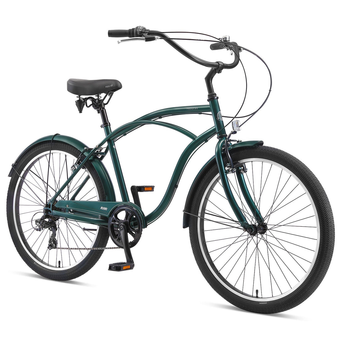 Progear Bikes Miami S7 Cruiser 26*19" - Forest Green-Vivify Co.