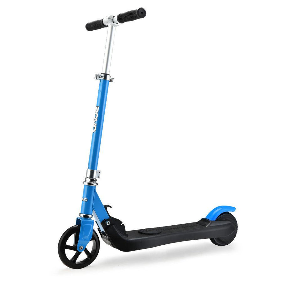 ROVO KIDS Foldable Electric Scooter with 125W Lithium Rechargeable Battery - Blue-Vivify Co.