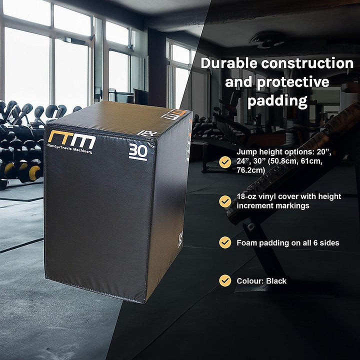 RTM 3-in-1 Plyometric Foam Jump Box-Vivify Co.