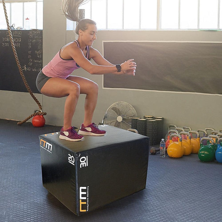 RTM 3-in-1 Plyometric Foam Jump Box-Vivify Co.