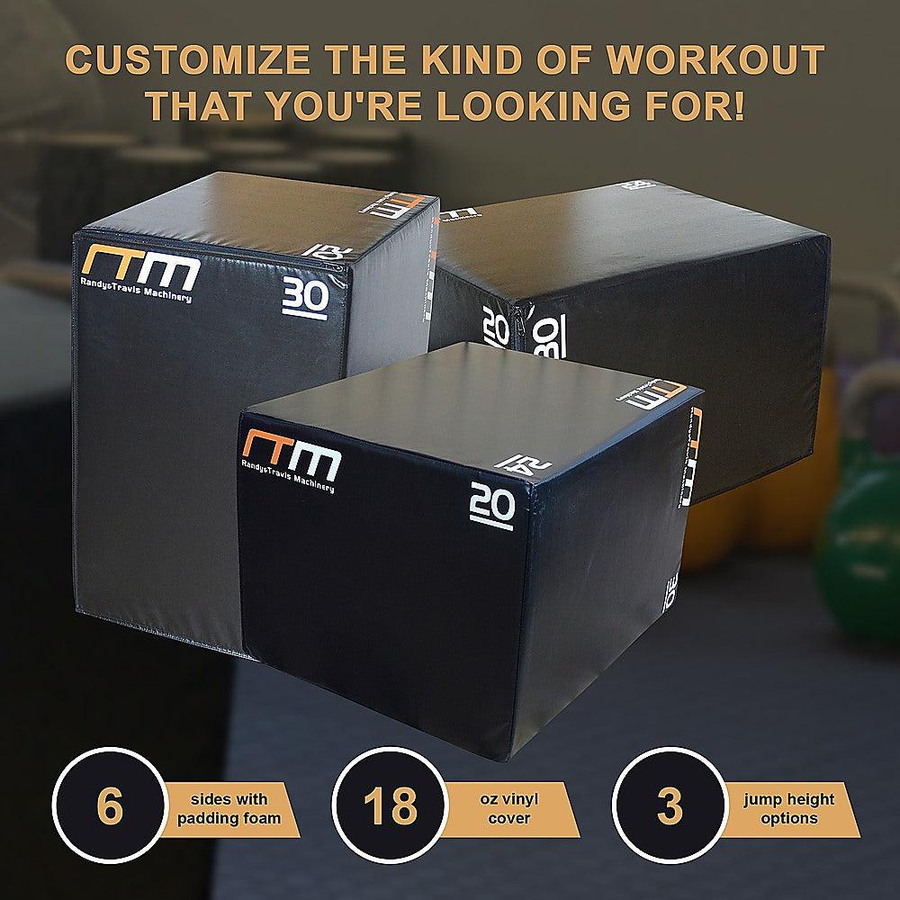 RTM 3-in-1 Plyometric Foam Jump Box-Vivify Co.