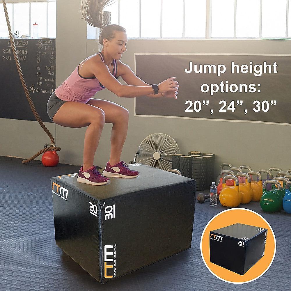 RTM 3-in-1 Plyometric Foam Jump Box-Vivify Co.