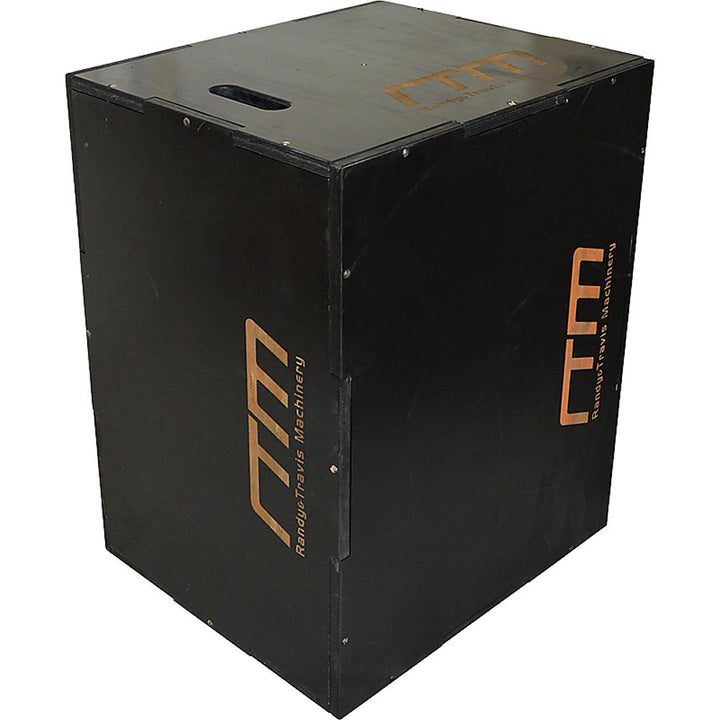 RTM 3-in-1 Plyometric Plywood Jump Box - Black-Vivify Co.