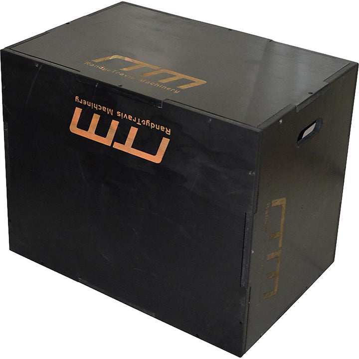 RTM 3-in-1 Plyometric Plywood Jump Box - Black-Vivify Co.