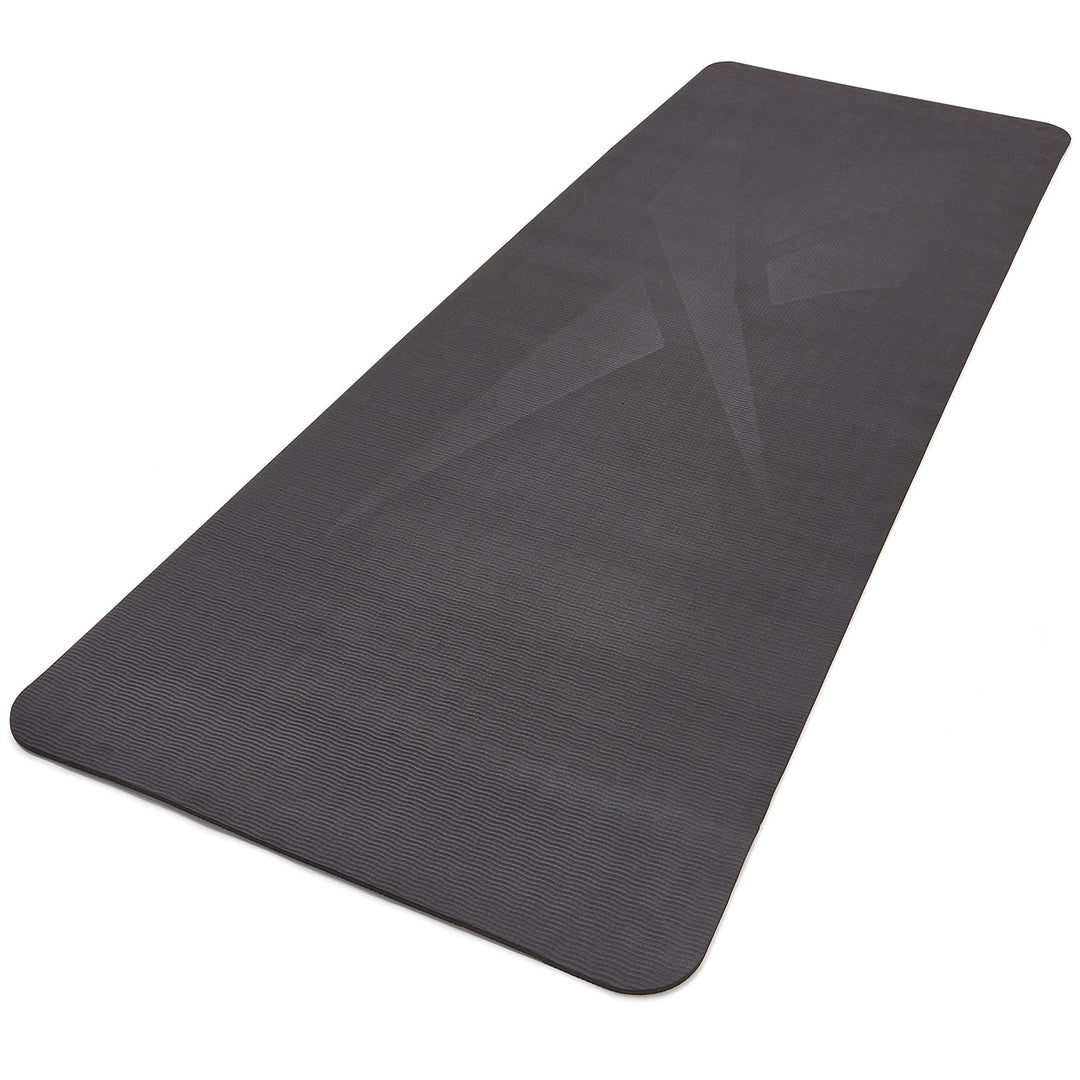 Reebok 1.76m Yoga Mat - Black-Vivify Co.