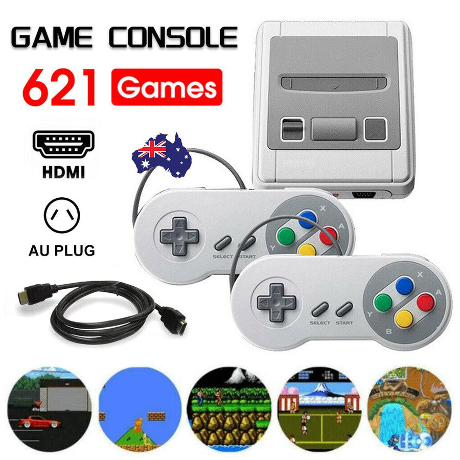 Retro Classic Game Console with 621 Games-Vivify Co.