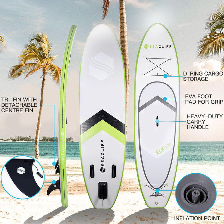 SEACLIFF 3m Inflatable Stand Up Paddleboard-Vivify Co.