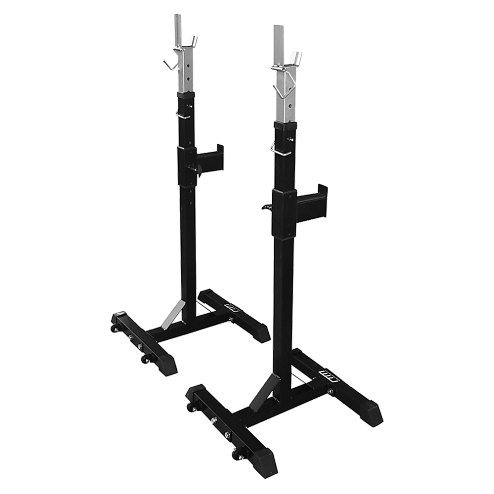 Squat Rack Stand Pair Bench Press Weight Lifting Barbell-Vivify Co.