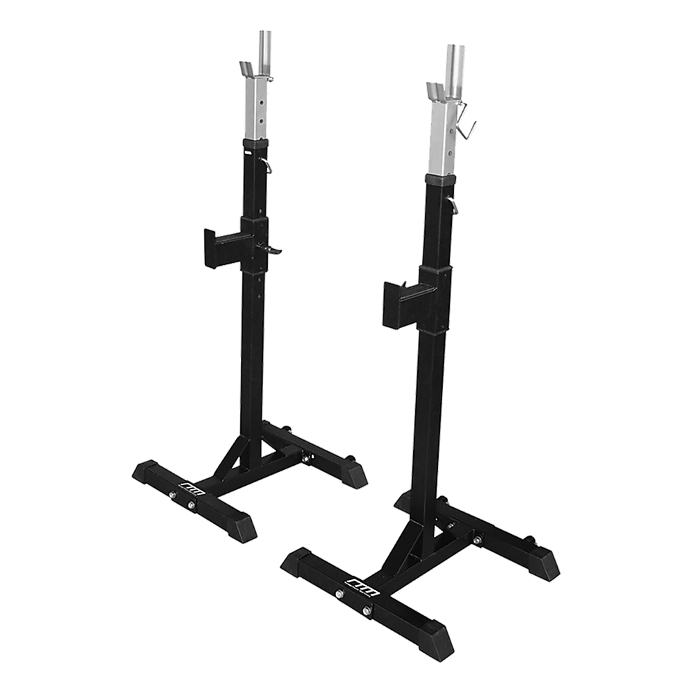 Squat Rack Stand Pair Bench Press Weight Lifting Barbell-Vivify Co.