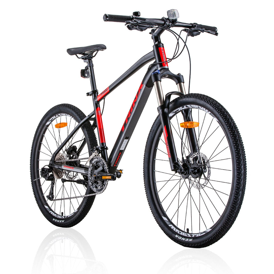 Trinx M1000 Mountain Bike Ltwoo 30 Speed MTB 17" Frame - Black/Red-Vivify Co.