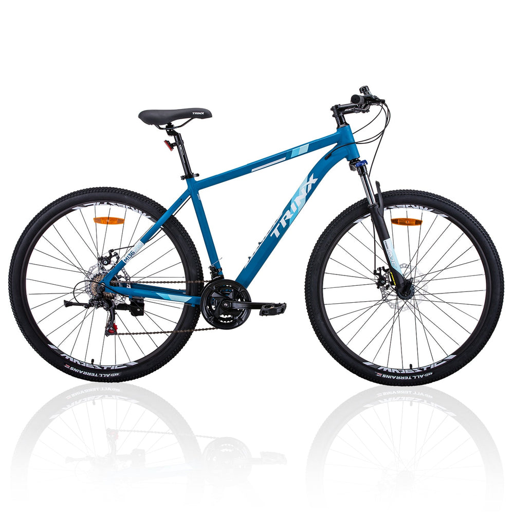 Trinx M136 Pro 29" Wheels 21 Speed Mountain Bike MTB 18"Frame - Blue/White-Vivify Co.