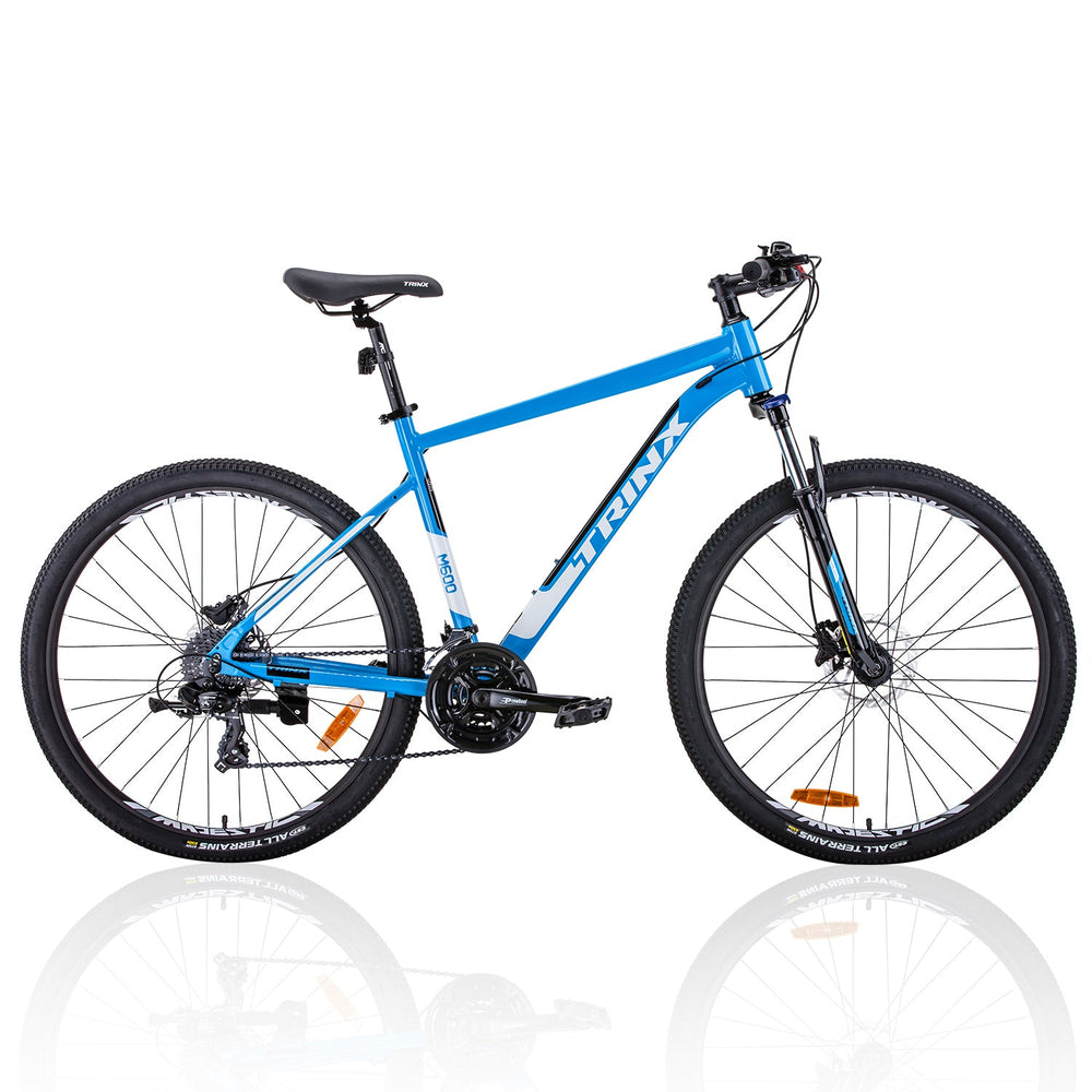 Trinx M600 Elite 27.5" Wheel Mountain Bike 24 Speed 19" Frame MTB - Blue/White/Black-Vivify Co.