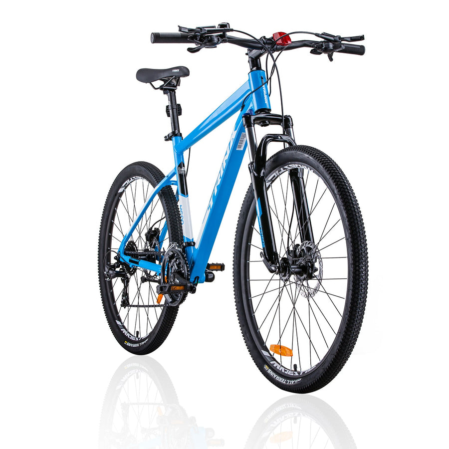 Trinx M600 Elite 27.5" Wheel Mountain Bike 24 Speed 19" Frame MTB - Blue/White/Black-Vivify Co.