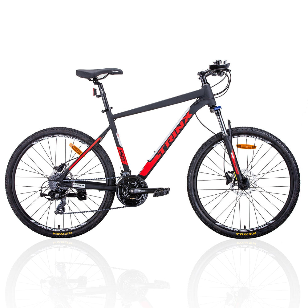 Trinx M600 Mountain Bike 24 Speed MTB Bicycle 17" Frame - Black/Red-Vivify Co.