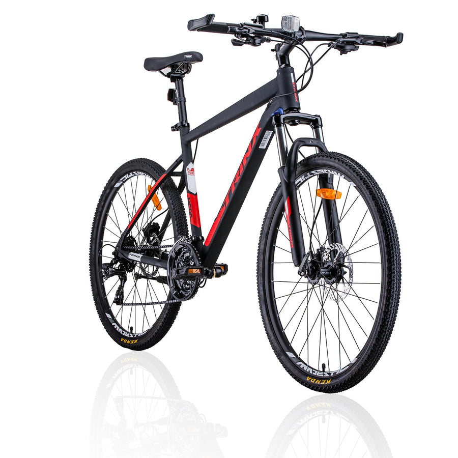 Trinx M600 Mountain Bike 24 Speed MTB Bicycle 17" Frame - Black/Red-Vivify Co.