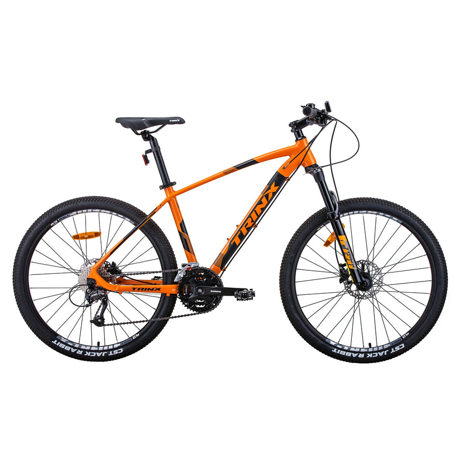 Trinx X1 MTB Mountain Bike Shimano Altus M370 27 Speed 17" Frame - Orange/Black-Vivify Co.