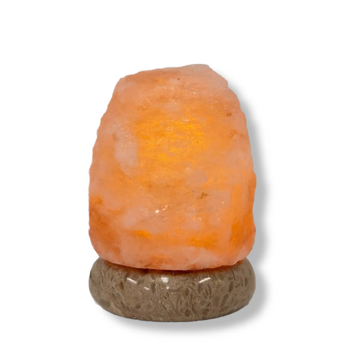 Mini Himalayan Pink Salt Lamp - Warm LED Light