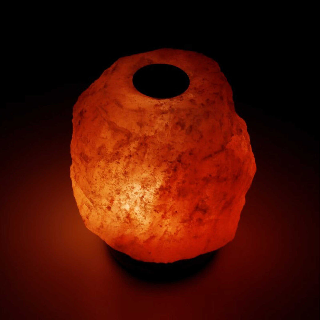 Himalayan Pink Salt Lamp & Essential Oil Diffuser - 1-2kg