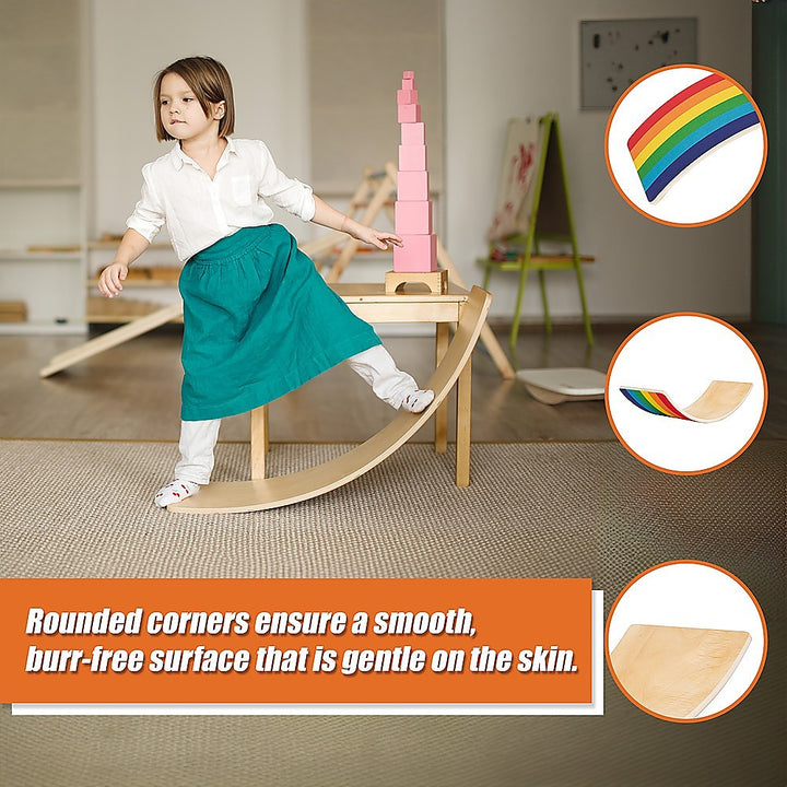 RTM Wooden Wobble Balance Board up to 100kgs