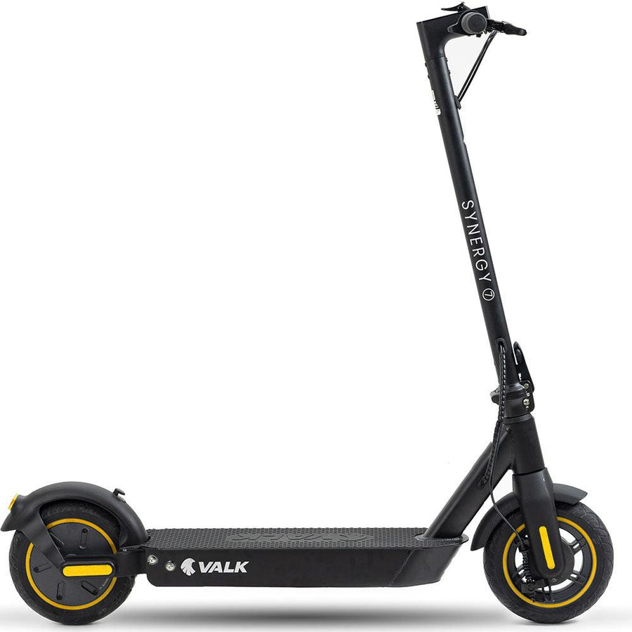 VALK Synergy 7 MkII 500W Electric Scooter 15Ah 37V Battery - Yellow-Vivify Co.