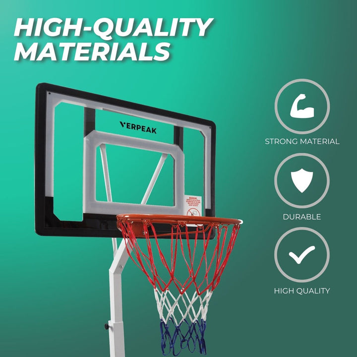 Verpeak Basketball Hoop Stand 2.6m-Vivify Co.