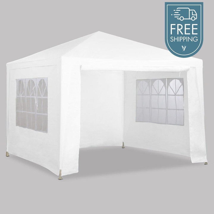 Wallaroo 3x3m Outdoor Event Gazebo Tent - White-Vivify Co.