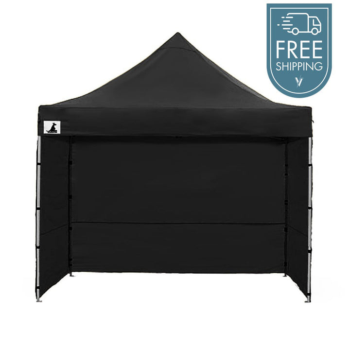 Wallaroo PopUp Outdoor Gazebo Tent Marquee 3x3m - Black-Vivify Co.