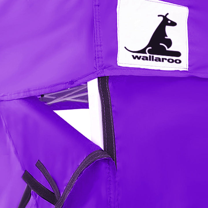 Wallaroo PopUp Outdoor Gazebo Tent Marquee 3x3m - Purple-Vivify Co.