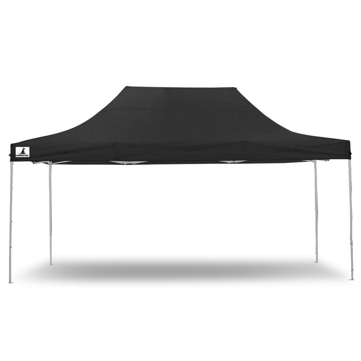 Wallaroo PopUp Outdoor Gazebo Tent Marquee 3x4.5m - Black-Vivify Co.