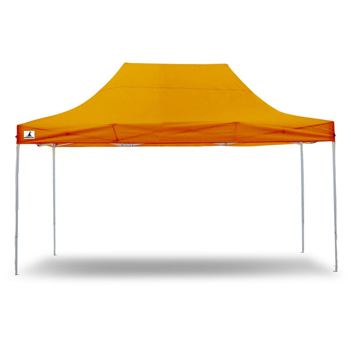 Wallaroo PopUp Outdoor Gazebo Tent Marquee 3x4.5m - Orange-Vivify Co.