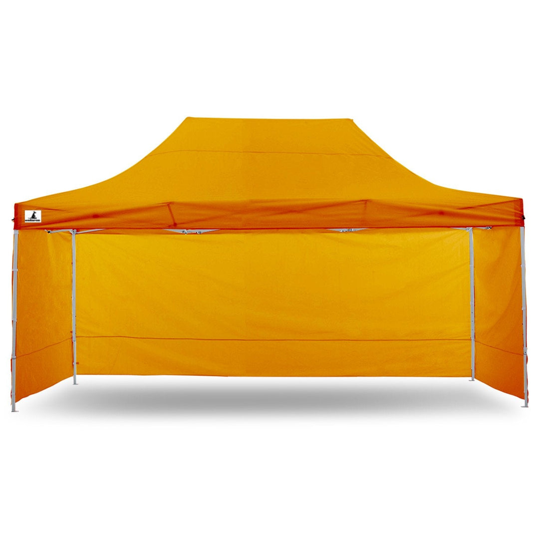 Wallaroo PopUp Outdoor Gazebo Tent Marquee 3x4.5m - Orange-Vivify Co.