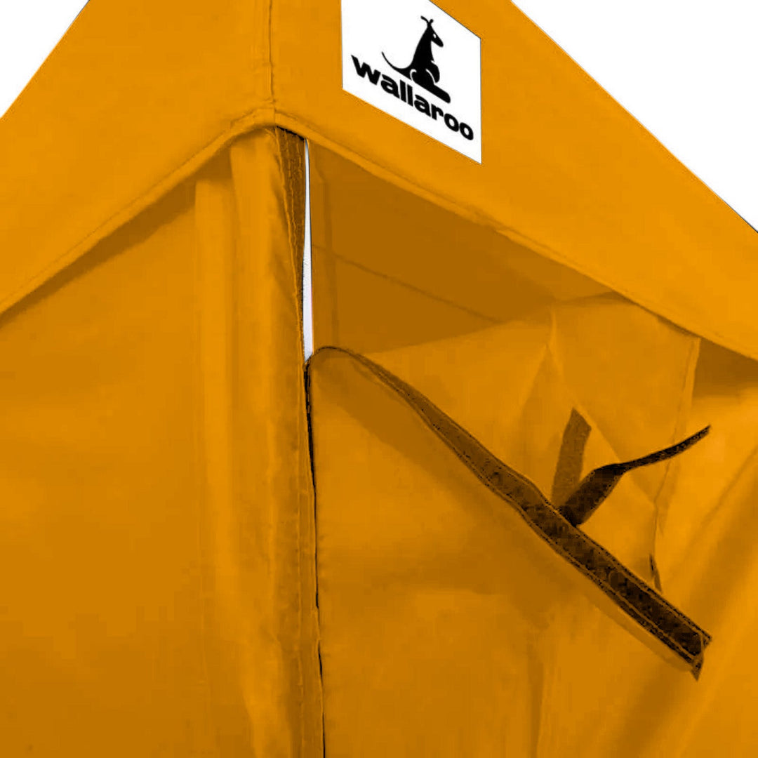 Wallaroo PopUp Outdoor Gazebo Tent Marquee 3x4.5m - Orange-Vivify Co.