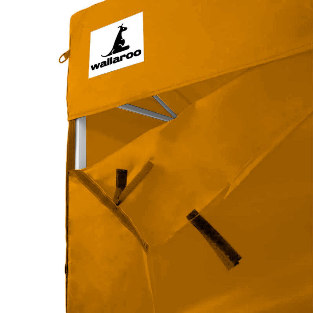 Wallaroo PopUp Outdoor Gazebo Tent Marquee 3x4.5m - Orange-Vivify Co.