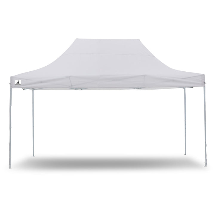 Wallaroo PopUp Outdoor Gazebo Tent Marquee 3x4.5m - White-Vivify Co.