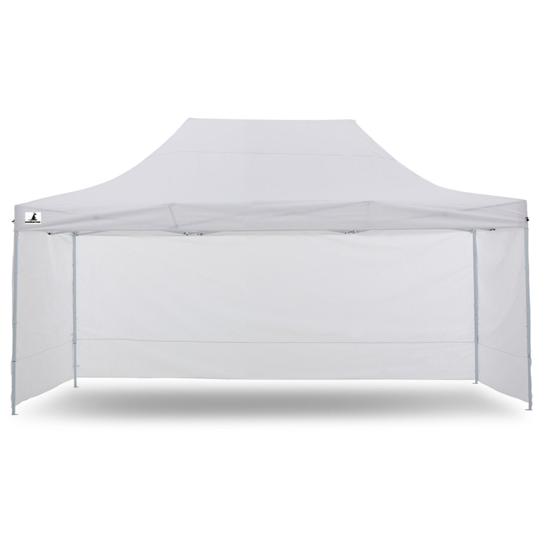 Wallaroo PopUp Outdoor Gazebo Tent Marquee 3x4.5m - White-Vivify Co.