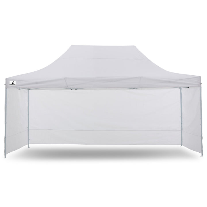 Wallaroo PopUp Outdoor Gazebo Tent Marquee 3x4.5m - White-Vivify Co.