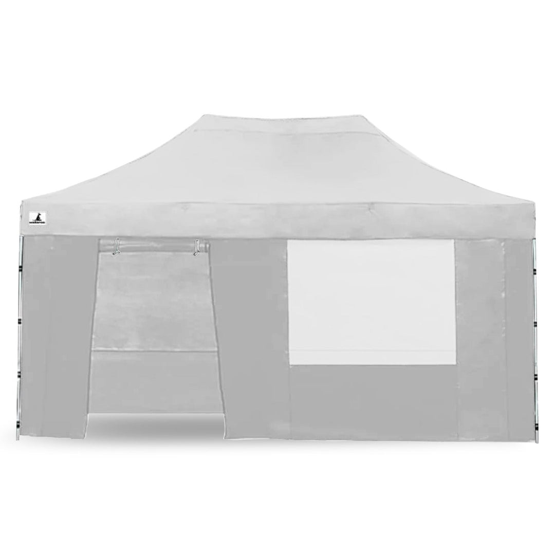 Wallaroo PopUp Outdoor Gazebo Tent Marquee 3x4.5m - White-Vivify Co.